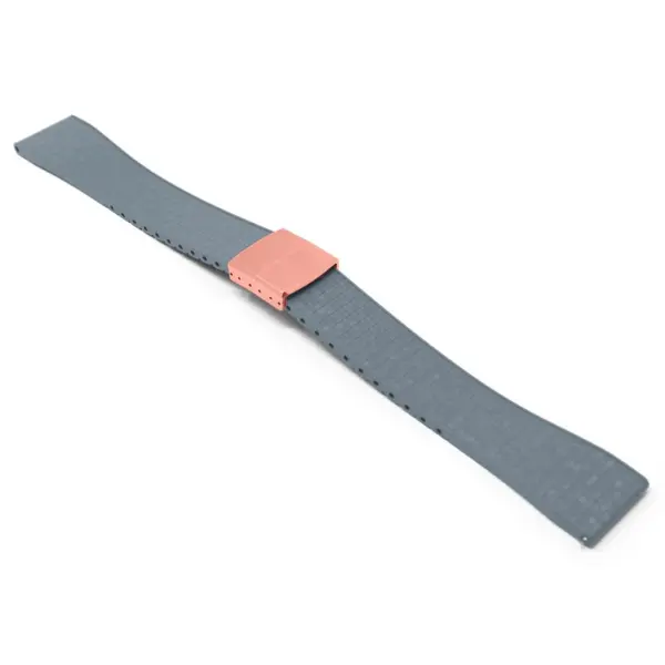 fk29.7 rg main Grey DASSARI Mosaic CTS FKM Vulcanized Rubber Watch Band Strap Cut To Size 20mm 22mm
