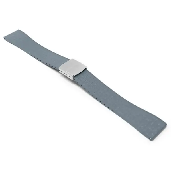 fk29.7 ps main Grey DASSARI Mosaic CTS FKM Vulcanized Rubber Watch Band Strap Cut To Size 20mm 22mm