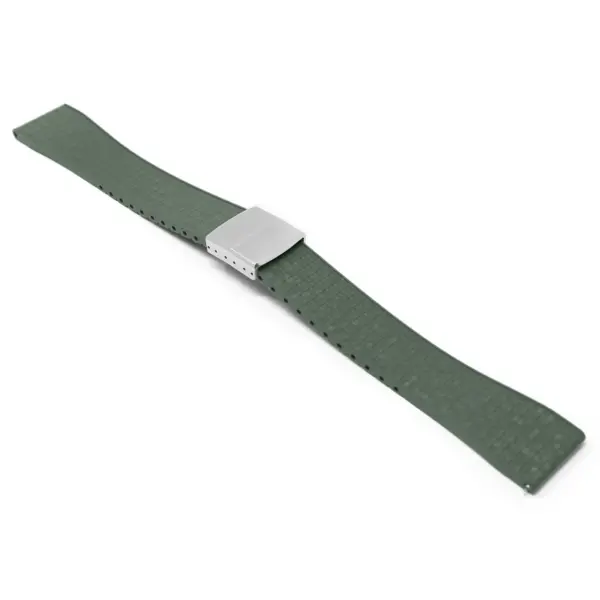 fk29.11 ps main Green DASSARI Mosaic CTS FKM Vulcanized Rubber Watch Band Strap Cut To Size 20mm 22mm