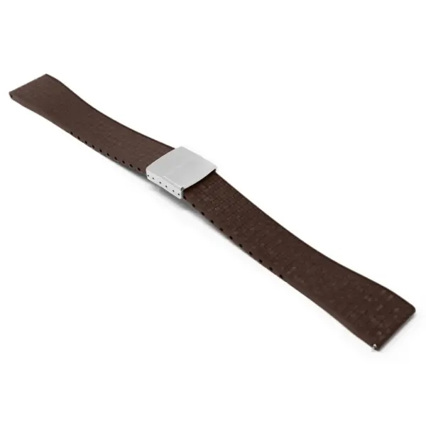 fk29.2 ps main Brown DASSARI Mosaic CTS FKM Vulcanized Rubber Watch Band Strap Cut To Size 20mm 22mm