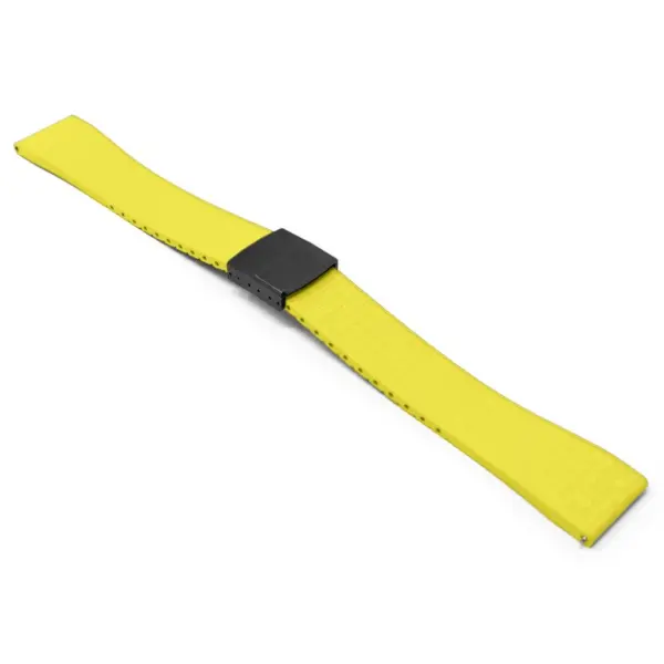 fk29.10 mb main Yellow DASSARI Mosaic CTS FKM Vulcanized Rubber Watch Band Strap Cut To Size 20mm 22mm