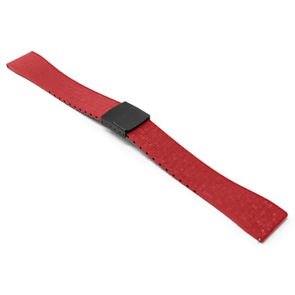 fk29.6 mb main Red DASSARI Mosaic CTS FKM Vulcanized Rubber Watch Band Strap Cut To Size 20mm 22mm