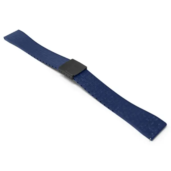fk29.5 mb main Navy Blue DASSARI Mosaic CTS FKM Vulcanized Rubber Watch Band Strap Cut To Size 20mm 22mm