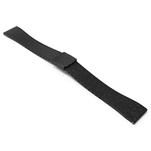 fk29.1 mb main Black DASSARI Mosaic CTS FKM Vulcanized Rubber Watch Band Strap Cut To Size 20mm 22mm