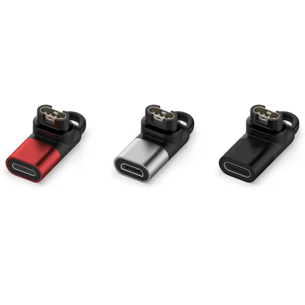 g.ch26 All Color Lightning (Apple) Micro USB USB C StrapsCo Charger Adapter for Garmin Fenix 7