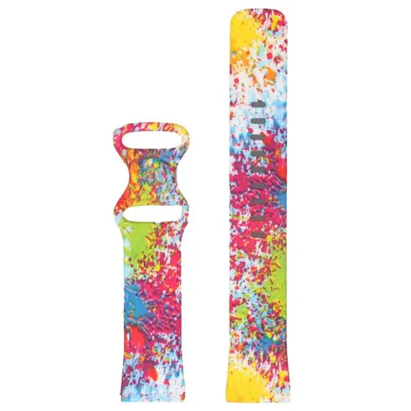 fb.r58.f Main Paint Splatter StrapsCo Pattern Print Silicone Rubber Watch Band Strap for Fitbit Versa 3 Fitbit Sense