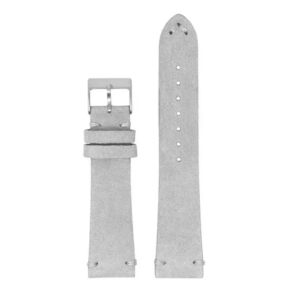 st28.7 Up Grey StrapsCo Suede Leather Watch Band Strap