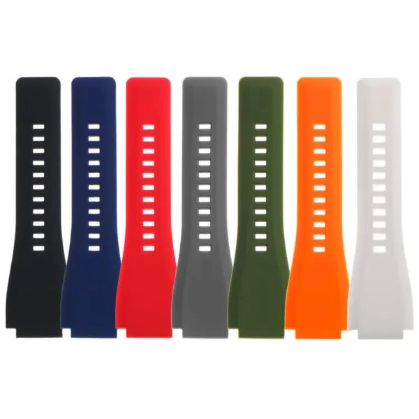 Pu7 All Color Silicone Strap For Bell And Ross