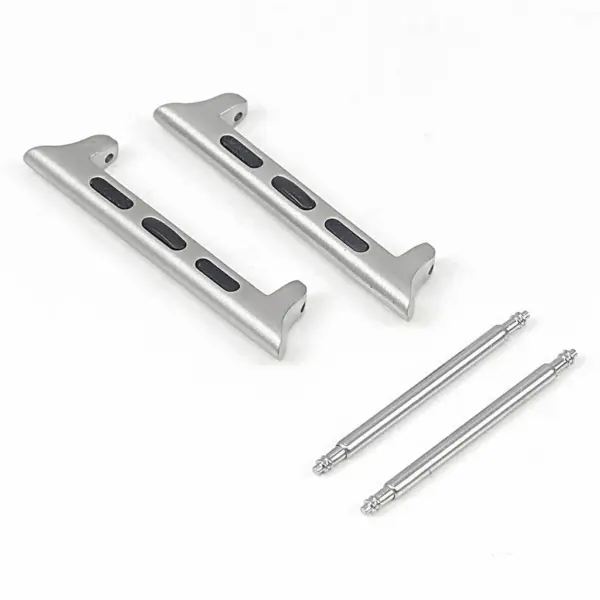 kw2.m Stainless Steel Spring Bar Band Adapter for Apple Watch in Matte