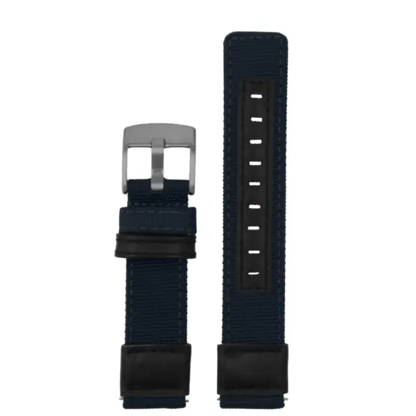 ks.ny2.5 Up Blue StrapsCo Rugged Canvas Watch Band Strap 18mm 19mm 20mm 21mm 22mm