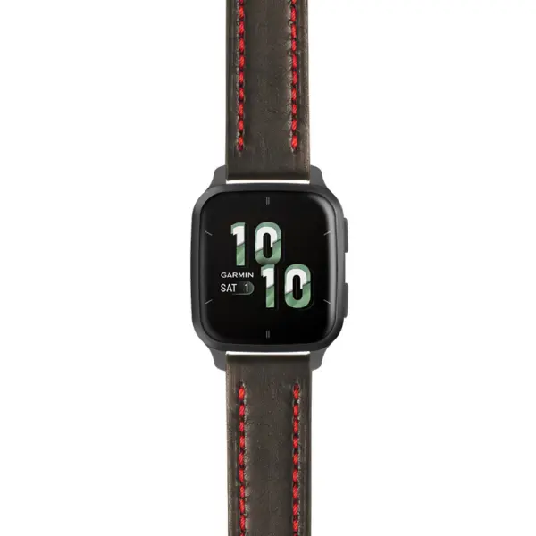 g.vsq2.st23 Main Black & Red StrapsCo Heavy Duty Mens Leather Watch Band Strap 20mm