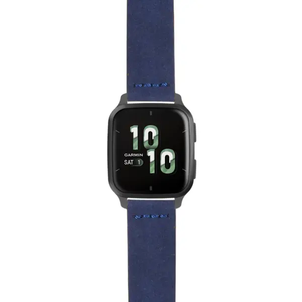 g.vsq2.st29 Main Blue StrapsCo Heavy Duty Suede Watch Strap 20mm