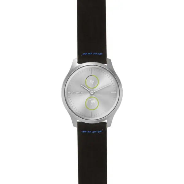g.vstyl.st29 Main Black & Blue StrapsCo Heavy Duty Suede Watch Strap 20mm