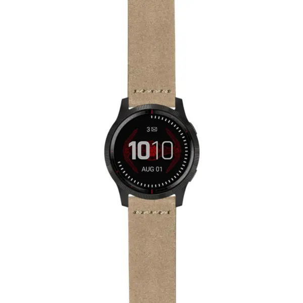 g.ls.dv.st29 Main Grey StrapsCo Heavy Duty Suede Watch Strap 22mm