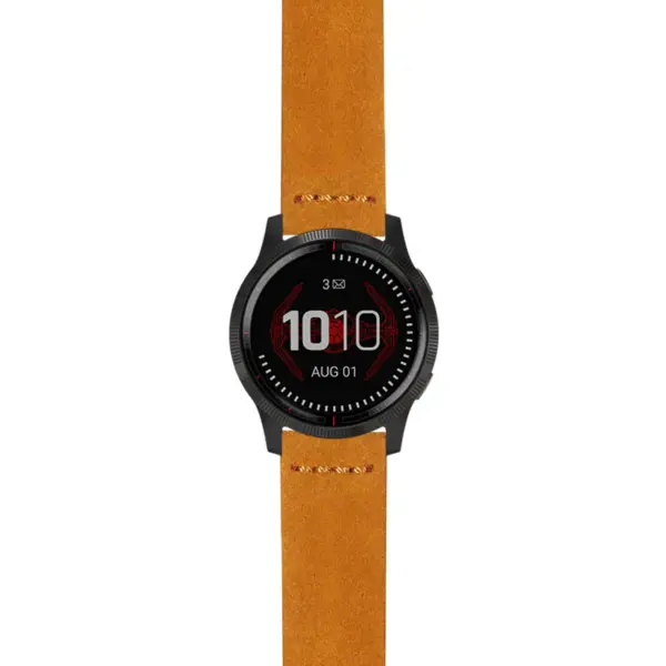 g.ls.dv.st29 Main Tan StrapsCo Heavy Duty Suede Watch Strap 22mm
