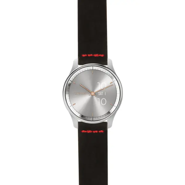 g.vtrd.st29 Main Black & Red StrapsCo Heavy Duty Suede Watch Strap 20mm