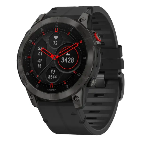 ep2.g.r73a.1 Main Obsidian StrapsCo Leather Hybrid Strap QuickFit 22 Watch Band for Garmin Epix Gen 2