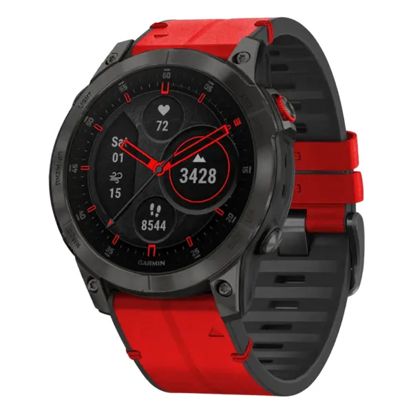 ep2.g.r73a.6 Main Blaze StrapsCo Leather Hybrid Strap QuickFit 22 Watch Band for Garmin Epix Gen 2