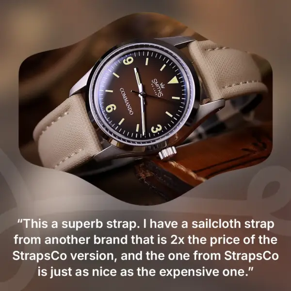 kd4 Review DASSARI Sailcloth Watch Band Strap 19mm 20mm 21mm 22mm