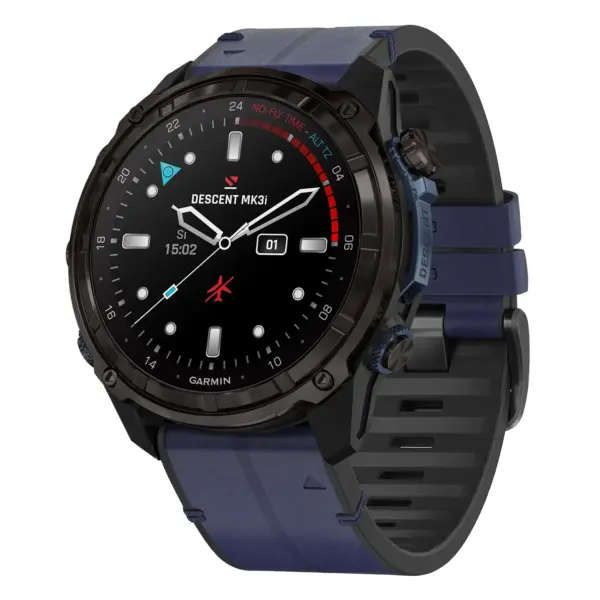 dmk3i.g.r65a.5 Main Midnight StrapsCo Leather Hybrid Strap QuickFit 26 Watch Band for Garmin Descent Mk3i – 51mm
