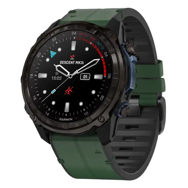 dmk3i.g.r65a.11 Main Forest StrapsCo Leather Hybrid Strap QuickFit 26 Watch Band for Garmin Descent Mk3i – 51mm