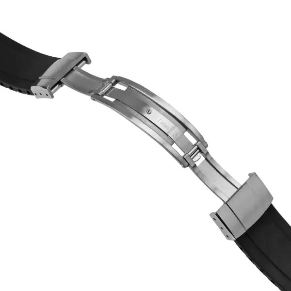 fk27 Open Clasp DASSARI Gridline Cut To Size Daytona Style FKM Rubber Watch Band Strap 20mm 22mm