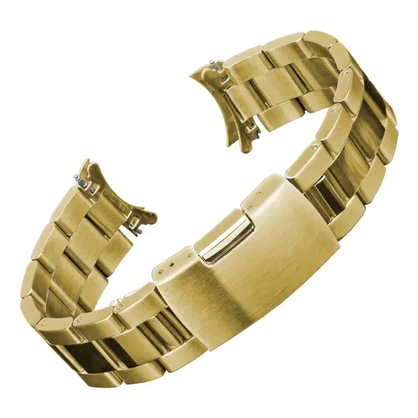 m.rx7.yg Main Yellow Gold StrapsCo Oyster Bracelet Watch Band Strap With Hollow Ends for Rolex hamilton khaki seiko alpinist omega speedmaster 20mm