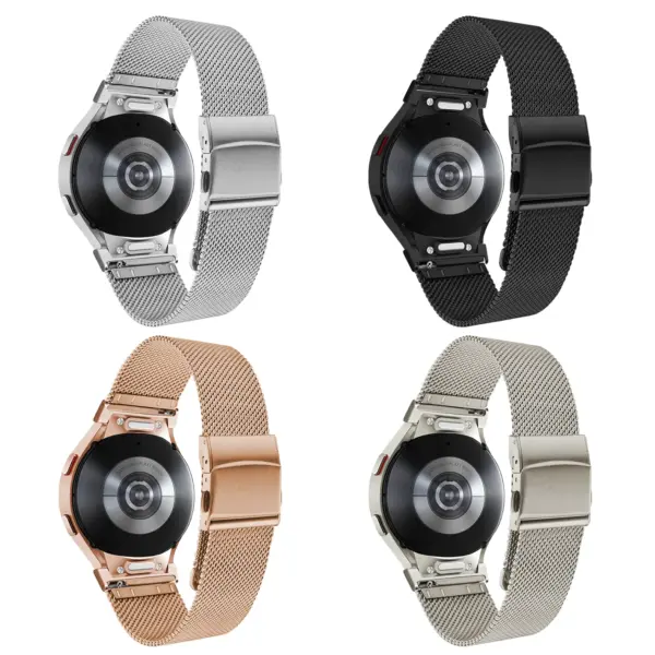 m111 All Color StrapsCo Pro Mesh Stainless Steel Watch Band Strap for Apple Samsung Galaxy Watch 6 and 7