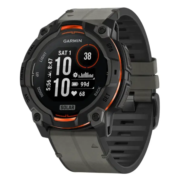 i3.g.r73a.7 Main Slate StrapsCo Leather Hybrid Strap QuickFit 22 Watch Band for Garmin Instinct 3 – 45mm