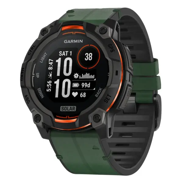 i3.g.r73a.11 Main Forest StrapsCo Leather Hybrid Strap QuickFit 22 Watch Band for Garmin Instinct 3 – 45mm