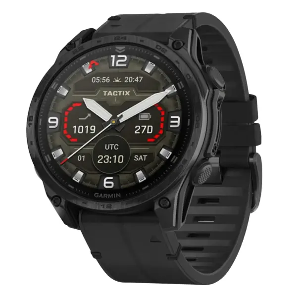 t8.g.r73a.1 Main Obsidian StrapsCo Leather Hybrid Strap QuickFit 22 Watch Band for Garmin Tactix 8 – 47mm