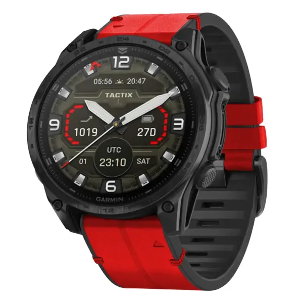 t8.g.r73a.6 Main Blaze StrapsCo Leather Hybrid Strap QuickFit 22 Watch Band for Garmin Tactix 8 – 47mm