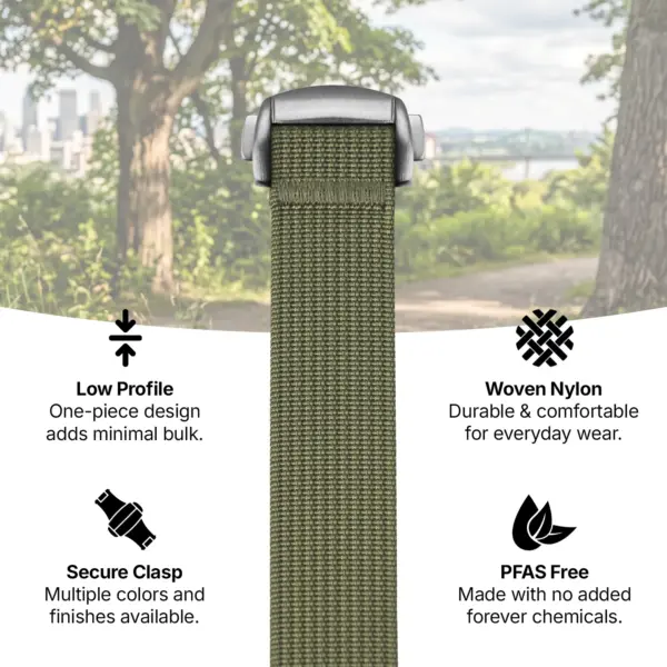 nt16 Theme StrapsCo One Piece Explorer Watch Band Strap with Deployant Clasp 18mm 20mm 22mm