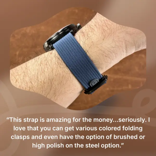 nt16 Review StrapsCo One Piece Explorer Watch Band Strap with Deployant Clasp 18mm 20mm 22mm