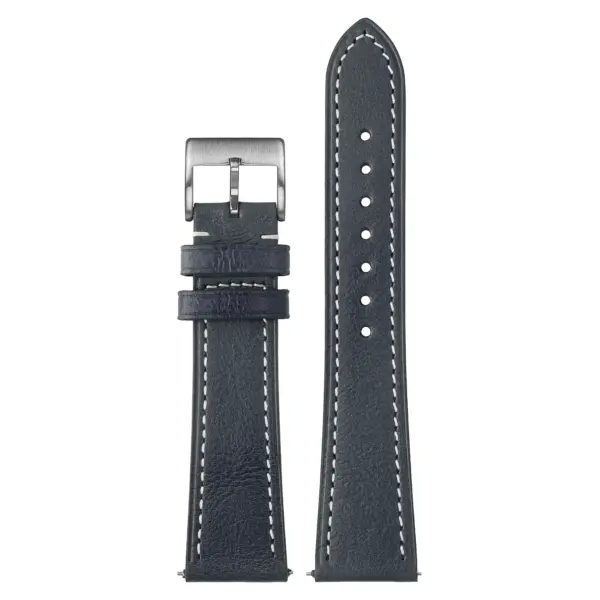 st37.5 Up Blue StrapsCo Heritage Leather Strap Watch Band 17mm 18mm 19mm 20mm 21mm 22mm