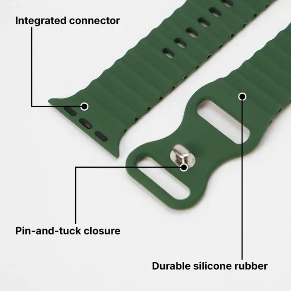 a.r21 Features StrapsCo Men's Motion Sport Strap Silicone Rubber Band for Apple Watch 38mm 40mm 41mm 42mm 44mm 45mm
