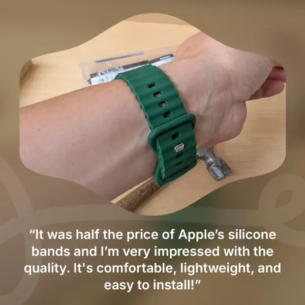 a.r21 Review StrapsCo Men's Motion Sport Strap Silicone Rubber Band for Apple Watch 38mm 40mm 41mm 42mm 44mm 45mm