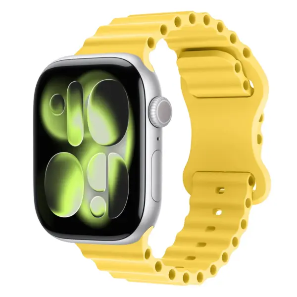 a.r21.10 Main Volt StrapsCo Men's Motion Sport Strap Silicone Rubber Band for Apple Watch 38mm 40mm 41mm 42mm 44mm 45mm