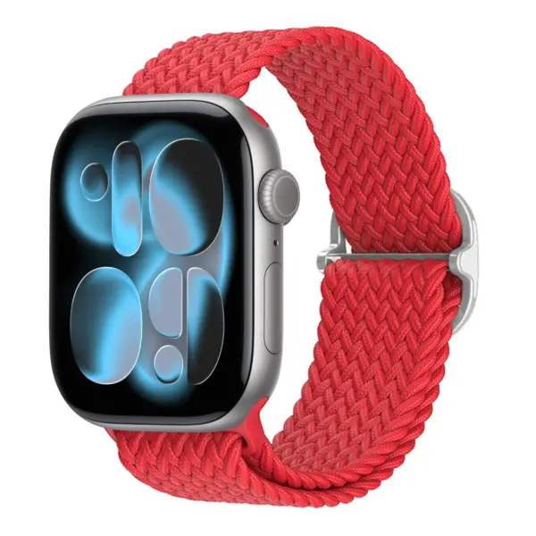 a.ny6.6 Main Cardinal StrapsCo Men's Woven Stretch Band Woven Nylon Stretch Strap for Apple Watch 38mm 40mm 41mm 42mm 44mm 45mm 46mm