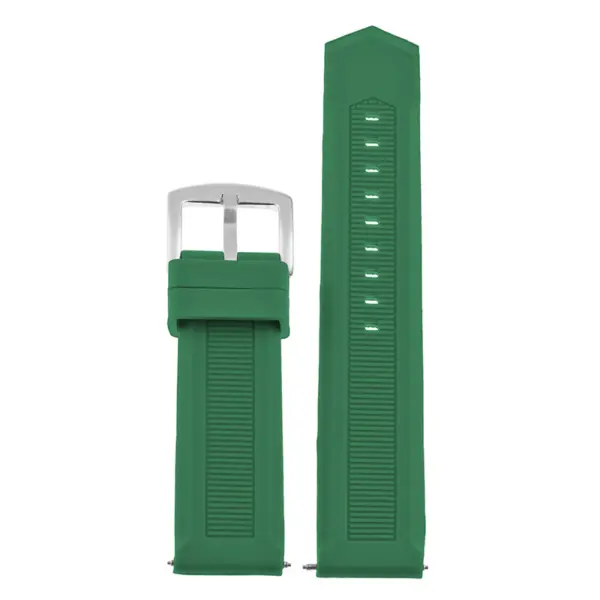r.tag1 .11 Up Green Strapsco Silicone Rubber Watch Band for Tag Heuer Formula 1
