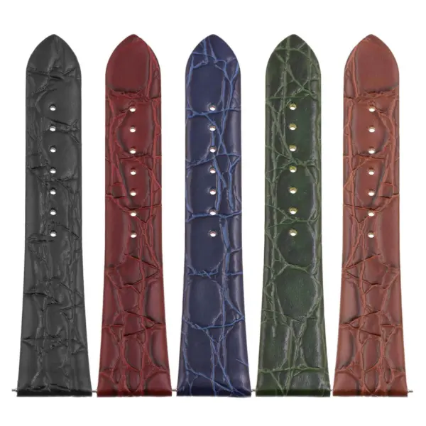 Ds13 All Colors Crocodile Leather Watch Band Strap