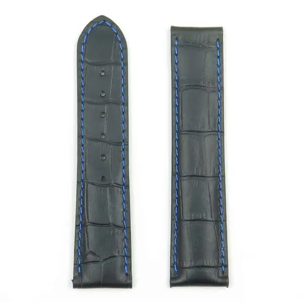 DASSARI Aston ome11.1.5 Crocodile Embossed Leather Strap for Dep