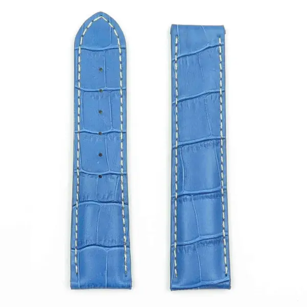 DASSARI Aston ome11.5.22 Crocodile Embossed Leather Strap for De