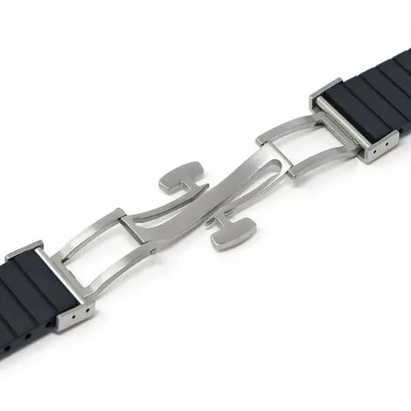 fk21 Clasp DASSARI Gridline Cut To Size FKM Rubber Watch Band Strap 20mm 22mm