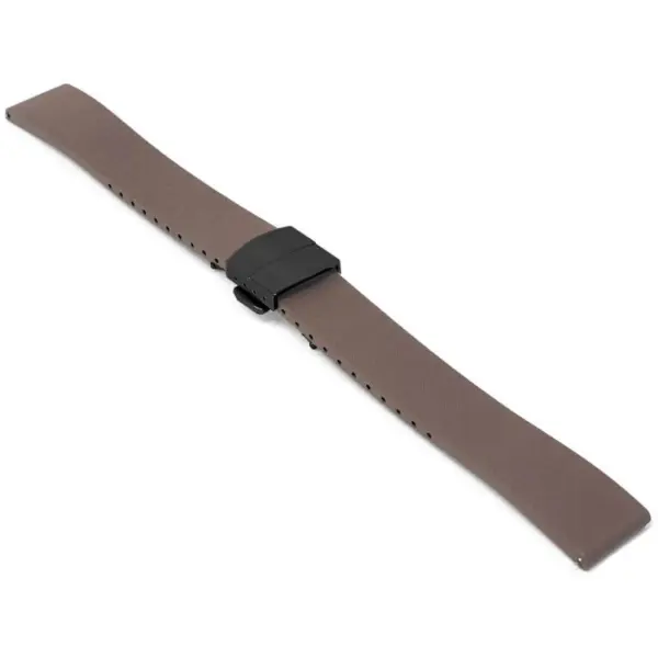 fk21.2.mb Angle Brown DASSARI Gridline Cut To Size FKM Rubber Watch Band Strap 20mm 22mm