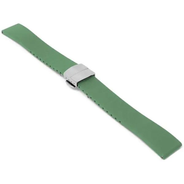fk21.11a.bs Angle Green DASSARI Gridline Cut To Size FKM Rubber Watch Band Strap 20mm 22mm