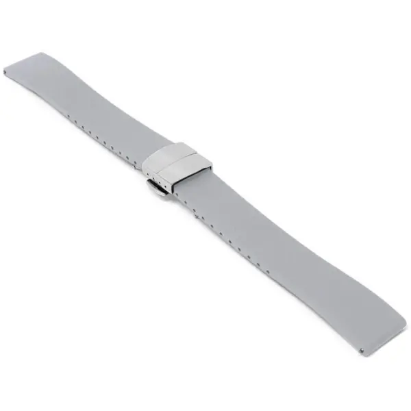 fk21.7.bs Angle Grey DASSARI Gridline Cut To Size FKM Rubber Watch Band Strap 20mm 22mm