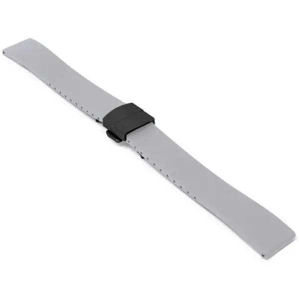 fk21.7.mb Angle Grey DASSARI Gridline Cut To Size FKM Rubber Watch Band Strap 20mm 22mm