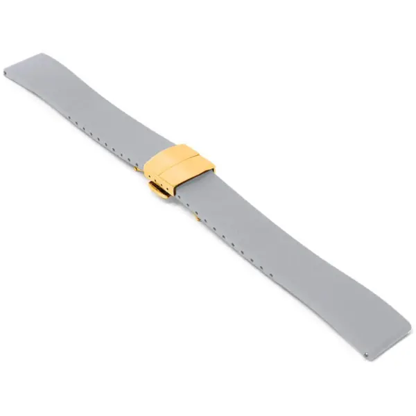 fk21.7.yg Angle Grey DASSARI Gridline Cut To Size FKM Rubber Watch Band Strap 20mm 22mm