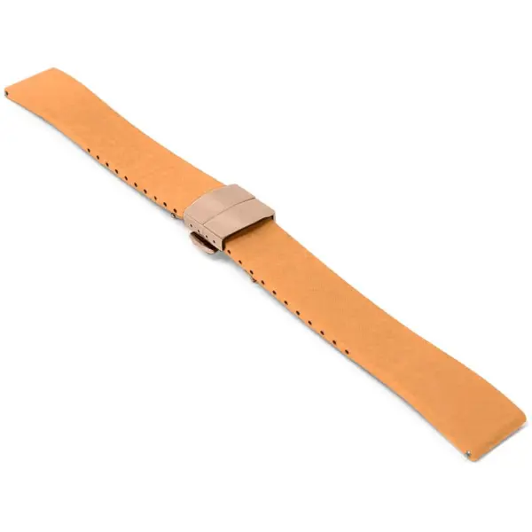 fk21.12.rg Angle Orange DASSARI Gridline Cut To Size FKM Rubber Watch Band Strap 20mm 22mm